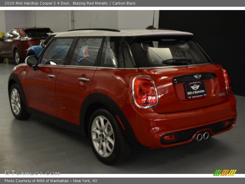 Blazing Red Metallic / Carbon Black 2016 Mini Hardtop Cooper S 4 Door