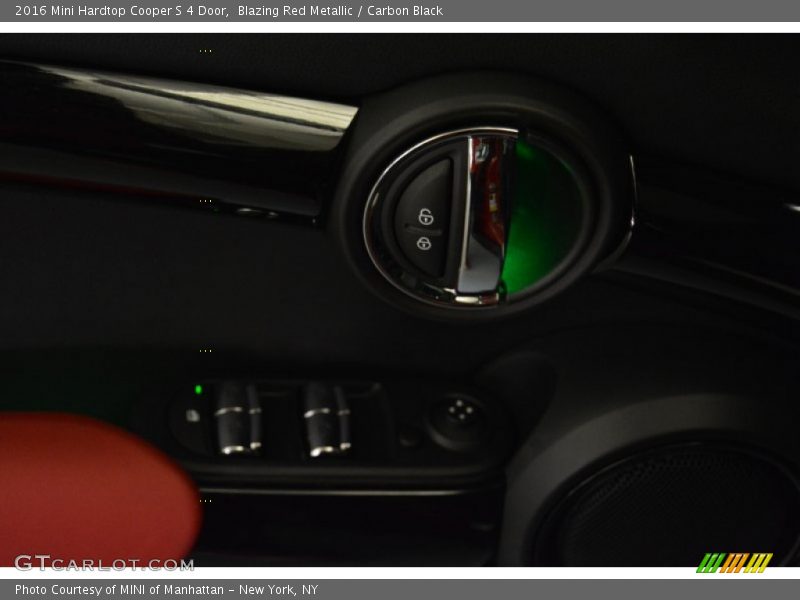 Blazing Red Metallic / Carbon Black 2016 Mini Hardtop Cooper S 4 Door