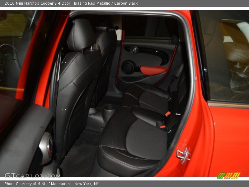 Blazing Red Metallic / Carbon Black 2016 Mini Hardtop Cooper S 4 Door