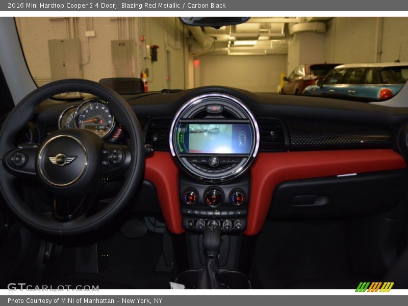 Blazing Red Metallic / Carbon Black 2016 Mini Hardtop Cooper S 4 Door