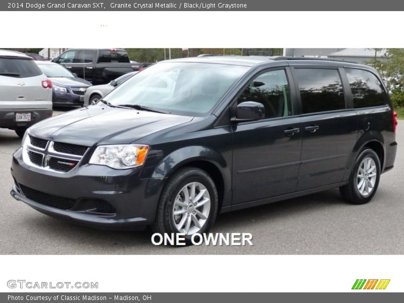 Granite Crystal Metallic / Black/Light Graystone 2014 Dodge Grand Caravan SXT