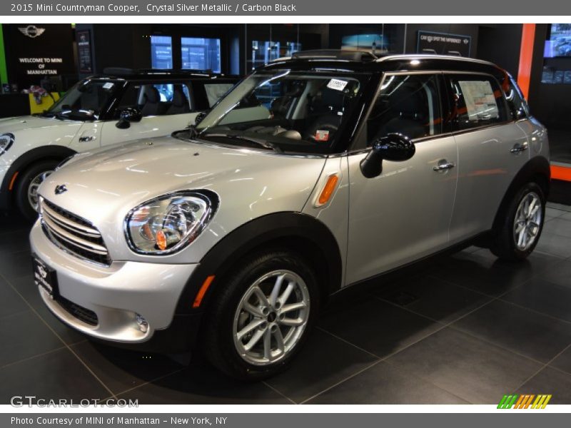 Crystal Silver Metallic / Carbon Black 2015 Mini Countryman Cooper
