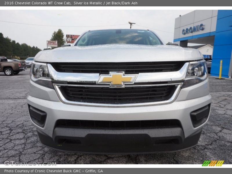 Silver Ice Metallic / Jet Black/Dark Ash 2016 Chevrolet Colorado WT Crew Cab