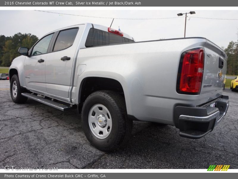 Silver Ice Metallic / Jet Black/Dark Ash 2016 Chevrolet Colorado WT Crew Cab