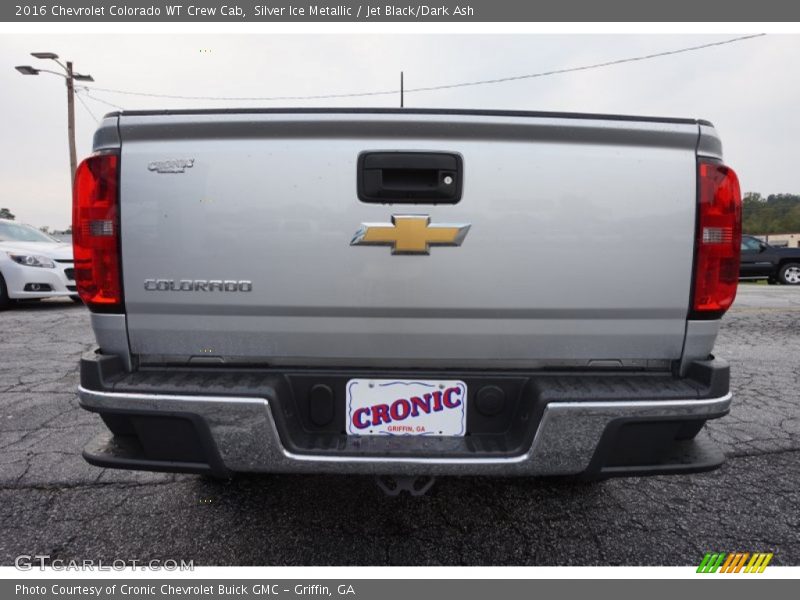 Silver Ice Metallic / Jet Black/Dark Ash 2016 Chevrolet Colorado WT Crew Cab