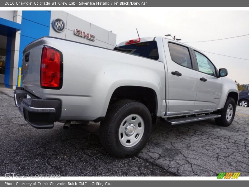 Silver Ice Metallic / Jet Black/Dark Ash 2016 Chevrolet Colorado WT Crew Cab
