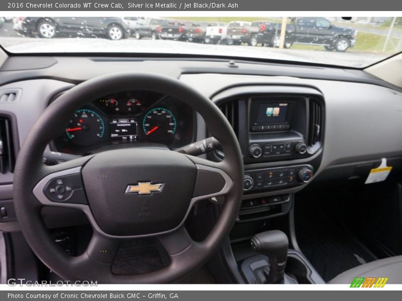 Silver Ice Metallic / Jet Black/Dark Ash 2016 Chevrolet Colorado WT Crew Cab
