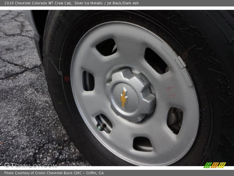 Silver Ice Metallic / Jet Black/Dark Ash 2016 Chevrolet Colorado WT Crew Cab