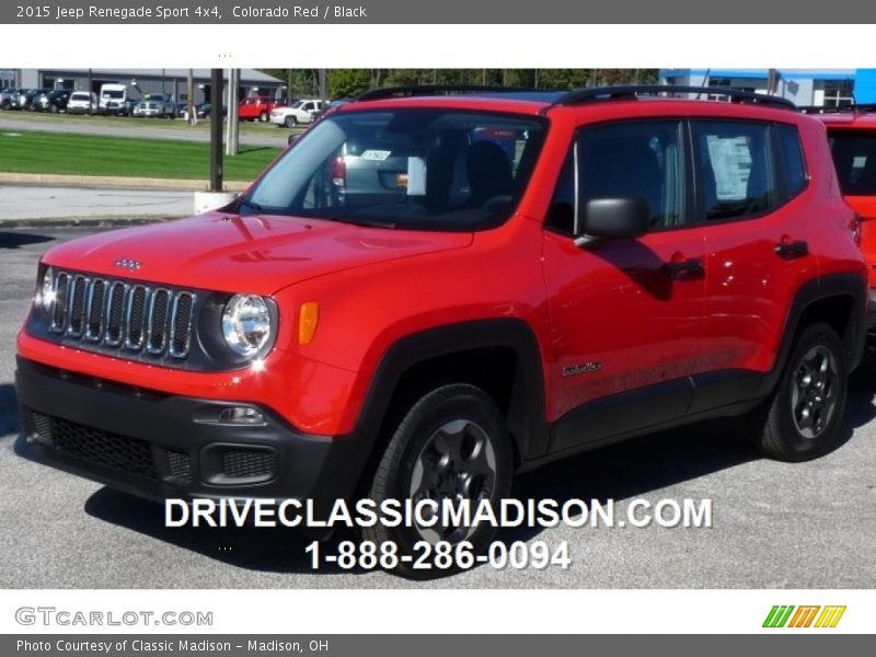 Colorado Red / Black 2015 Jeep Renegade Sport 4x4