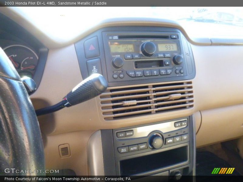 Sandstone Metallic / Saddle 2003 Honda Pilot EX-L 4WD