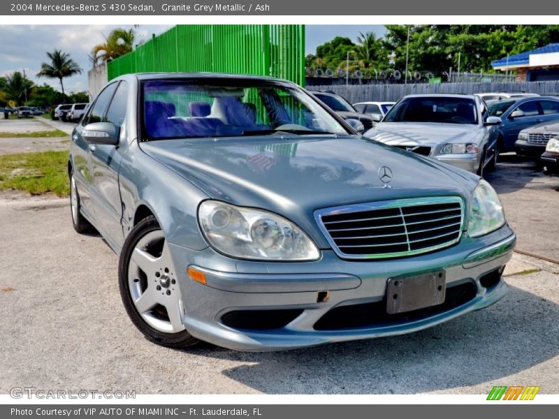 Granite Grey Metallic / Ash 2004 Mercedes-Benz S 430 Sedan