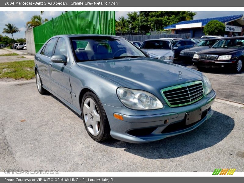 Granite Grey Metallic / Ash 2004 Mercedes-Benz S 430 Sedan