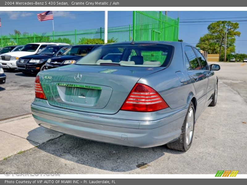 Granite Grey Metallic / Ash 2004 Mercedes-Benz S 430 Sedan