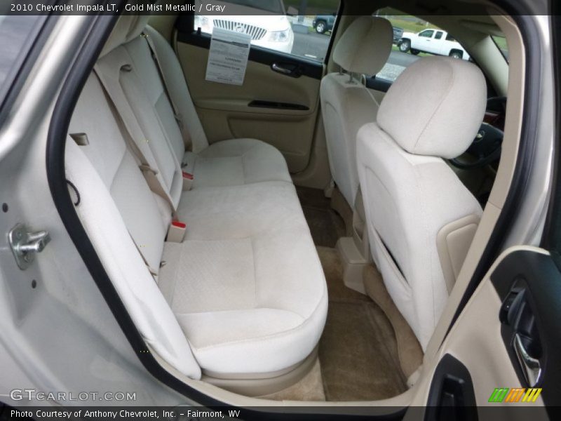 Gold Mist Metallic / Gray 2010 Chevrolet Impala LT