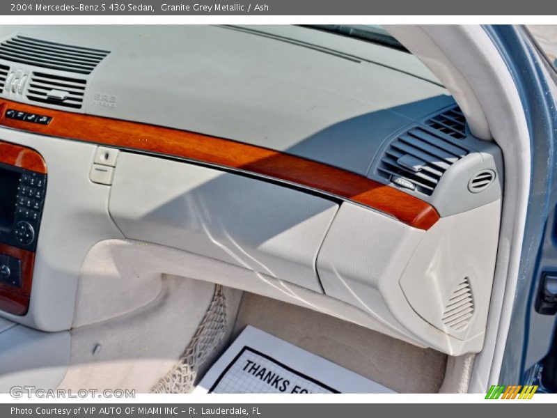 Granite Grey Metallic / Ash 2004 Mercedes-Benz S 430 Sedan