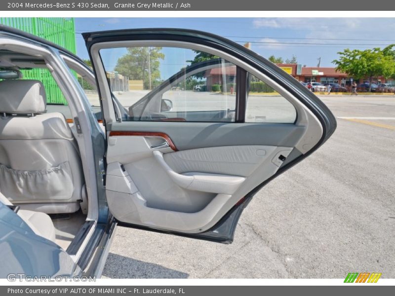 Granite Grey Metallic / Ash 2004 Mercedes-Benz S 430 Sedan
