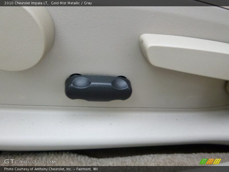 Gold Mist Metallic / Gray 2010 Chevrolet Impala LT