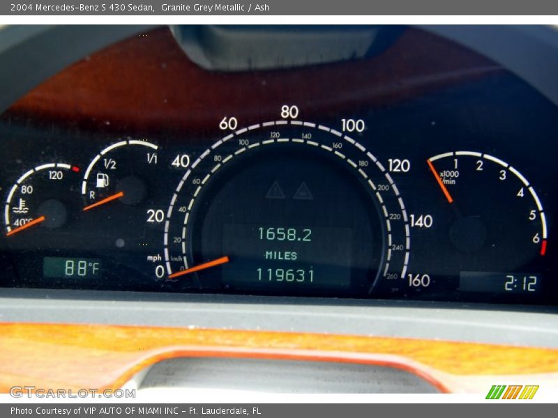 Granite Grey Metallic / Ash 2004 Mercedes-Benz S 430 Sedan