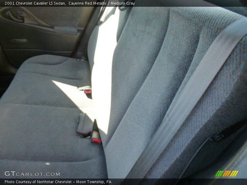 Cayenne Red Metallic / Medium Gray 2001 Chevrolet Cavalier LS Sedan