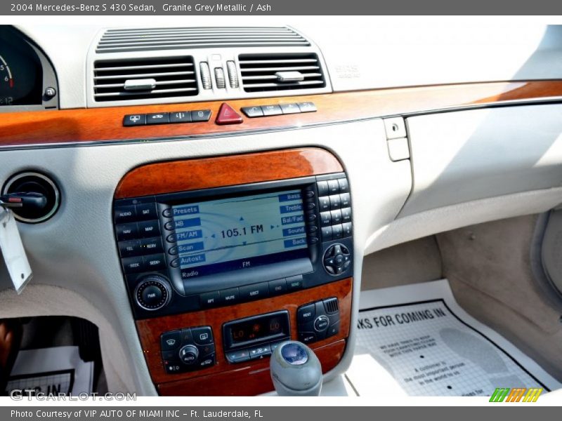 Granite Grey Metallic / Ash 2004 Mercedes-Benz S 430 Sedan