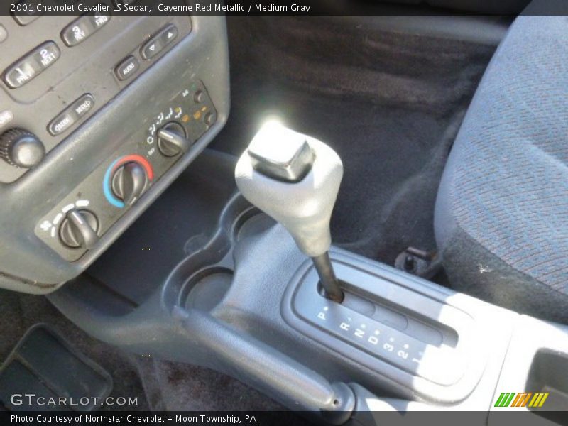 Cayenne Red Metallic / Medium Gray 2001 Chevrolet Cavalier LS Sedan