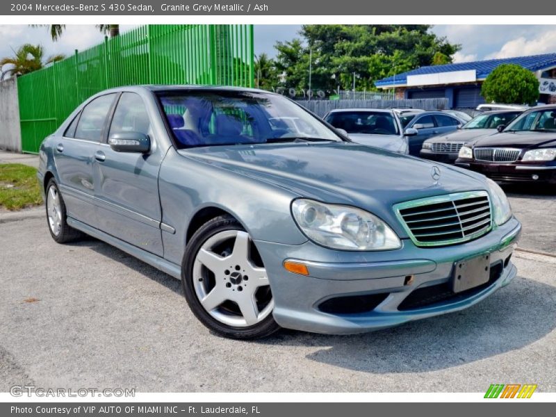 Granite Grey Metallic / Ash 2004 Mercedes-Benz S 430 Sedan