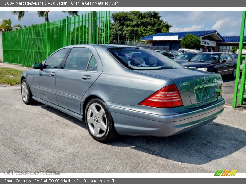 Granite Grey Metallic / Ash 2004 Mercedes-Benz S 430 Sedan