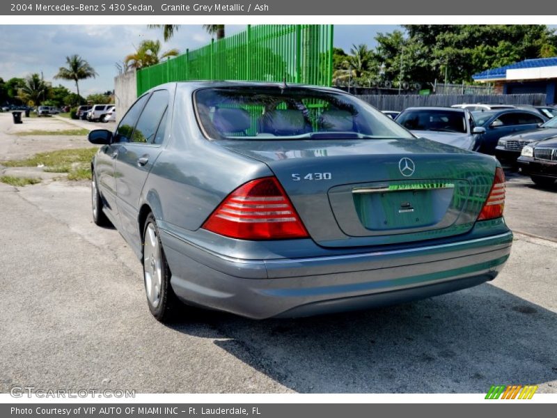 Granite Grey Metallic / Ash 2004 Mercedes-Benz S 430 Sedan