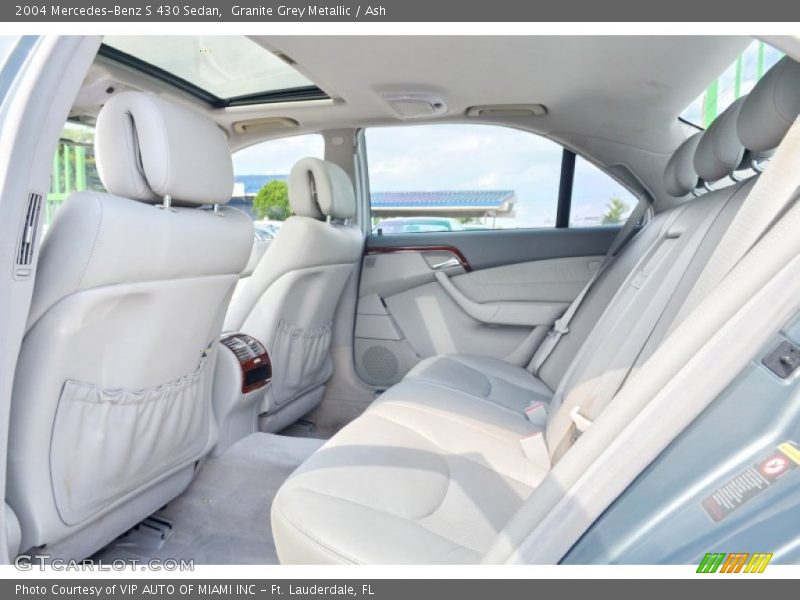 Granite Grey Metallic / Ash 2004 Mercedes-Benz S 430 Sedan