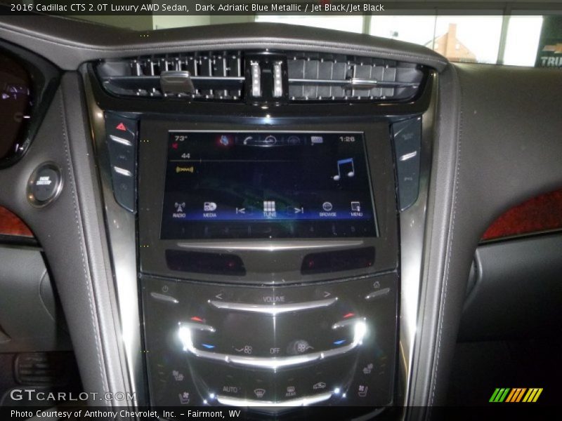 Controls of 2016 CTS 2.0T Luxury AWD Sedan