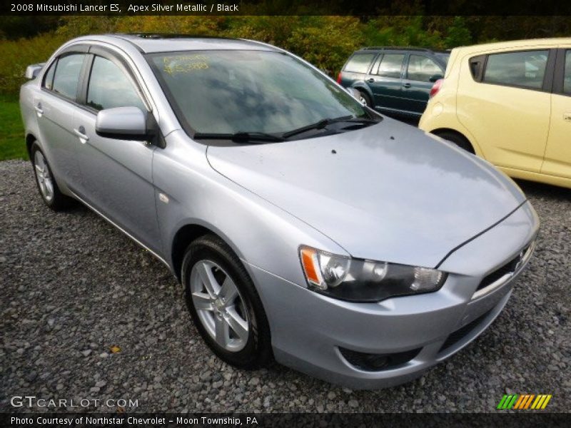 Front 3/4 View of 2008 Lancer ES