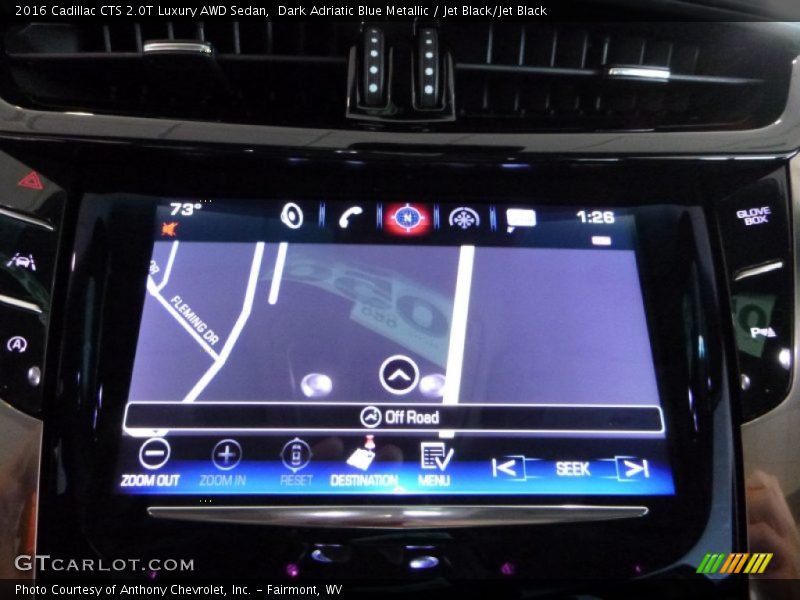 Navigation of 2016 CTS 2.0T Luxury AWD Sedan
