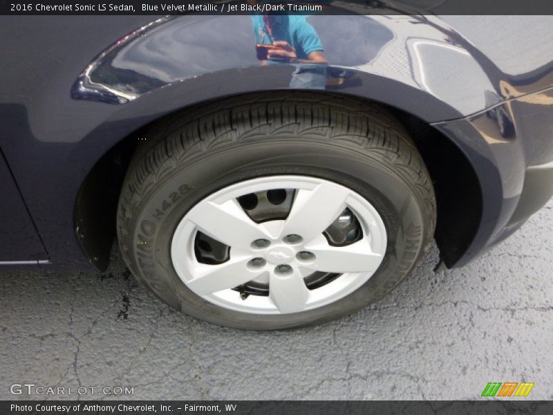 Blue Velvet Metallic / Jet Black/Dark Titanium 2016 Chevrolet Sonic LS Sedan