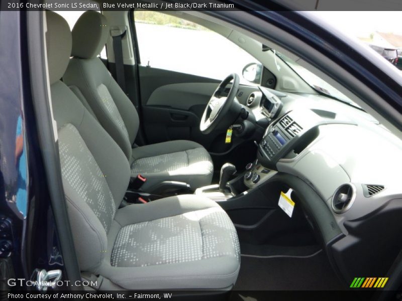 Blue Velvet Metallic / Jet Black/Dark Titanium 2016 Chevrolet Sonic LS Sedan