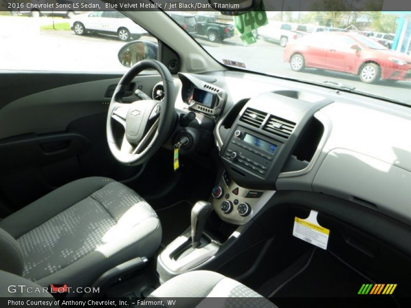 Blue Velvet Metallic / Jet Black/Dark Titanium 2016 Chevrolet Sonic LS Sedan