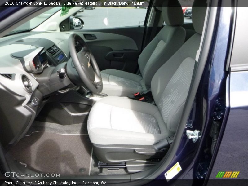 Blue Velvet Metallic / Jet Black/Dark Titanium 2016 Chevrolet Sonic LS Sedan