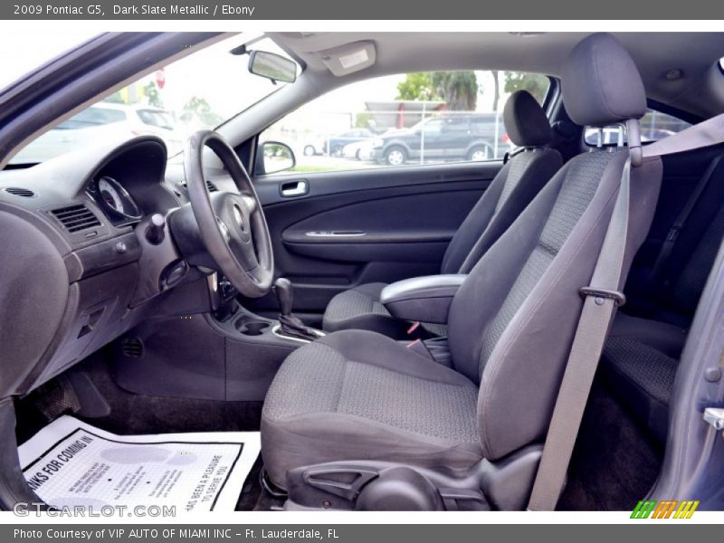 Front Seat of 2009 G5 
