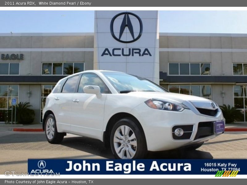 White Diamond Pearl / Ebony 2011 Acura RDX