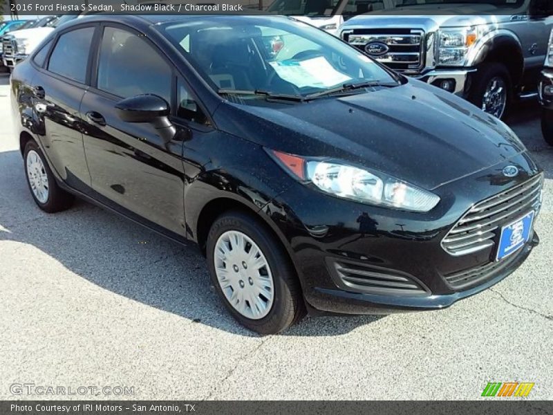 Shadow Black / Charcoal Black 2016 Ford Fiesta S Sedan