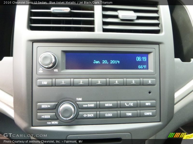 Blue Velvet Metallic / Jet Black/Dark Titanium 2016 Chevrolet Sonic LS Sedan