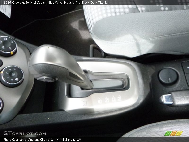 Blue Velvet Metallic / Jet Black/Dark Titanium 2016 Chevrolet Sonic LS Sedan
