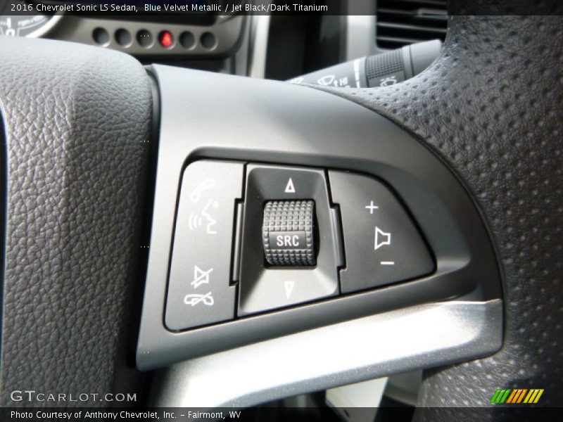 Blue Velvet Metallic / Jet Black/Dark Titanium 2016 Chevrolet Sonic LS Sedan