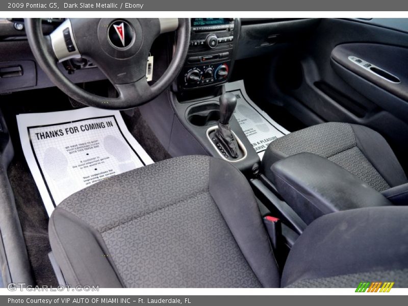 Dark Slate Metallic / Ebony 2009 Pontiac G5