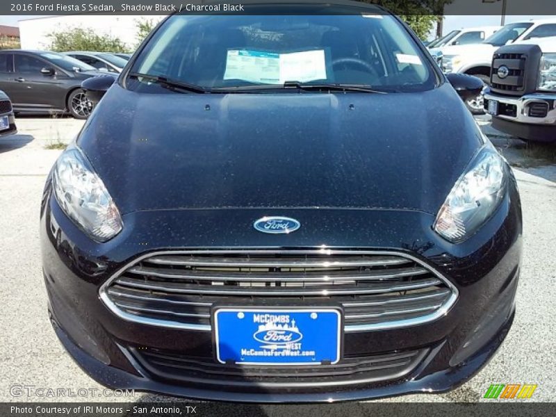 Shadow Black / Charcoal Black 2016 Ford Fiesta S Sedan