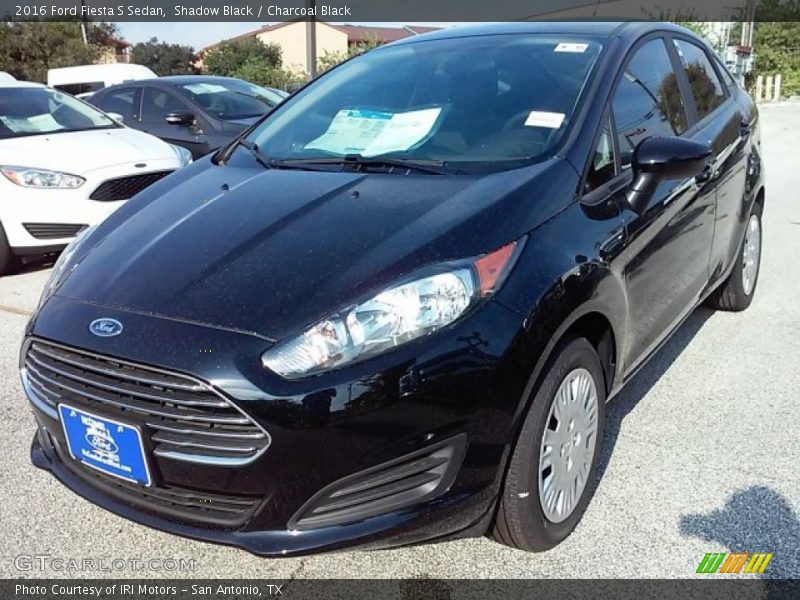 Shadow Black / Charcoal Black 2016 Ford Fiesta S Sedan