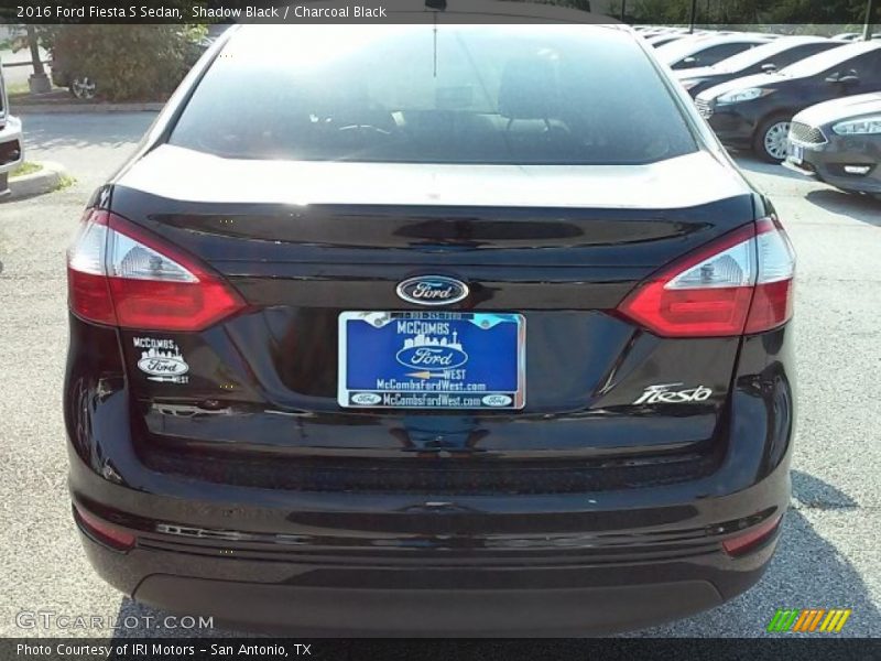 Shadow Black / Charcoal Black 2016 Ford Fiesta S Sedan