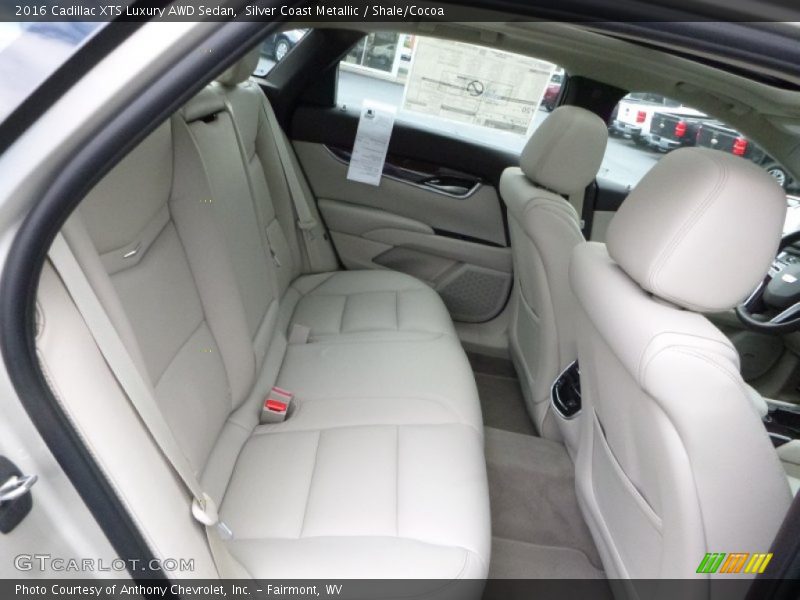 Rear Seat of 2016 XTS Luxury AWD Sedan