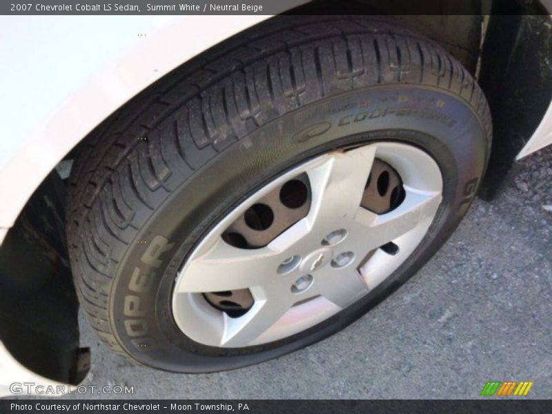 Summit White / Neutral Beige 2007 Chevrolet Cobalt LS Sedan