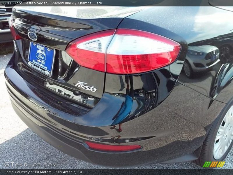 Shadow Black / Charcoal Black 2016 Ford Fiesta S Sedan