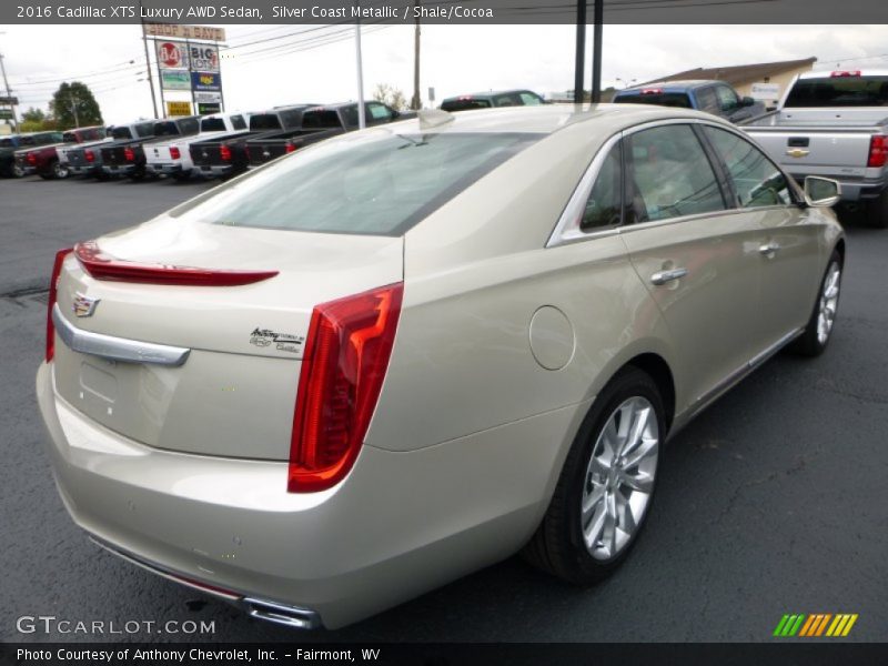 Silver Coast Metallic / Shale/Cocoa 2016 Cadillac XTS Luxury AWD Sedan